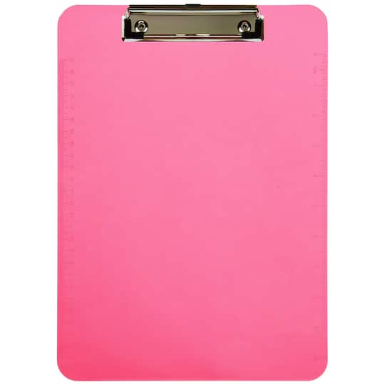 JAM Paper Letter Size Plastic Clipboard
